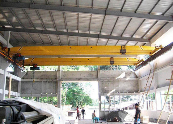 Ενιαία ακτίνα ασφάλεια υπερυψωμένων γερανών 20 τόνου, ηλεκτρικός γερανός γεφυρών τερματικών σταθμών
