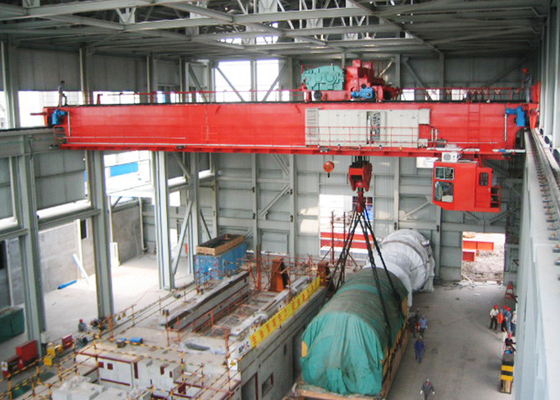 Ραγών ηλεκτρικός υπερυψωμένος γερανός δοκών ανελκυστήρων διπλός 250 τόνος για το εργαστήριο
